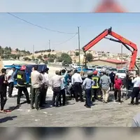 واژگونی نیسان در منطقه کوهستانی دزفول با یک فوتی و ۸ مجروح