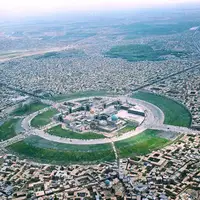تصاویر هوایی از حرم امام رضا (ع) در ابتدای دهه ۸۰ 