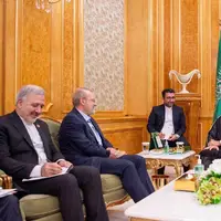 صداوسیما: لاریجانی و بن سلمان درباره آینده منطقه گفتگو کردند