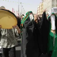 عکس/ کاروان نمادین ورود حضرت معصومه(س) به قم