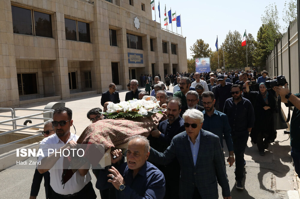 مراسم تشییع پیکر «سیروس پرهام»
