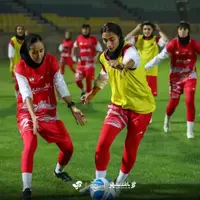 تمرین زنان پرسپولیس برای اولین برد لیگ برتری