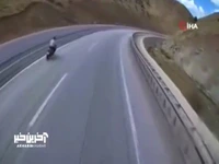 پایان زندگی مرد جوان با موتورسیکلت تازه خریداری شده
