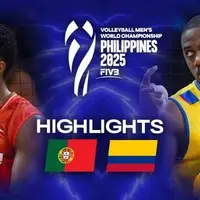 خلاصه بازی پرتغال 3-2 کلمبیا (والیبال قهرمانی جهان 2025)