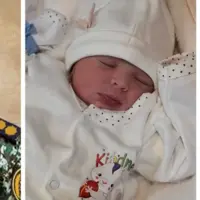 دختر شهید مدافع وطن به دنیا آمد