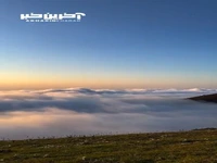 غروب خورشید زیبا در جواهردشت