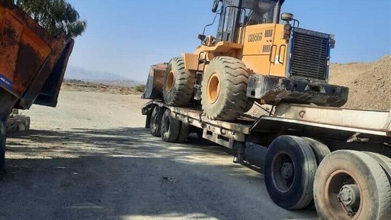 توقیف لودر ۱۰۰ میلیارد ریالی قاچاق در ایجرود