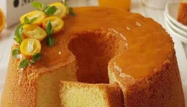 طرز پخت کیک پرتقالی خونگی
