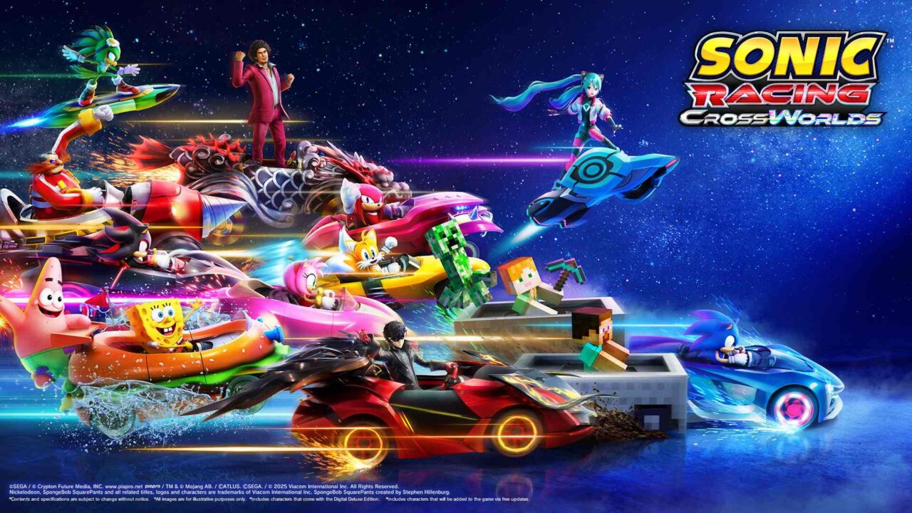 بازی Sonic Racing: Crossworlds به صورت ماهانه شخصیت و خودروهای جدید رایگان دریافت میکند