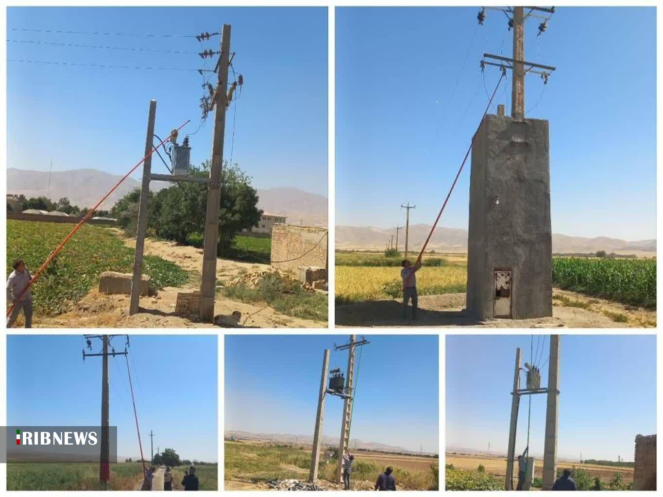 قطع برق ۸ حلقه چاه غیر مجاز در بروجرد