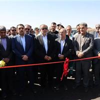افتتاح ۱۶ کیلومتر جاده در محدوده معدنی طبس با حضور وزیر صمت
