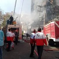 آتش ساختمان سیمان سبزوار با همبستگی مردم و تلاش آتش نشانان مهار شد