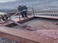  حادثه ناگوار برای یک توله خرس هنگام ماهیگیری