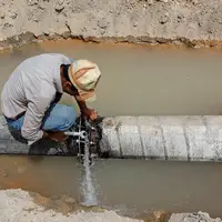 شکستگی خط آب محرم، گچساران را با قطعی مواجه کرد