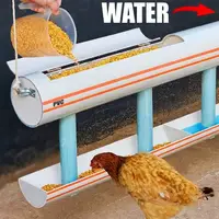  نحوه ساخت یک دانخوری و آبخوری ساده برای مرغ‌ها 