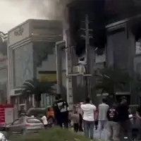 آتش‌سوزی انبار یک فروشگاه