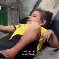 تصاویر غم‌انگیز از مجروح‌شدن کودک فلسطینی بر اثر حملات رژیم صهیونیستی