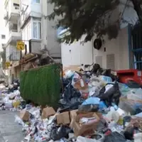 انباشت زباله در خیابان‌های ازمیر ترکیه دردسرساز شد