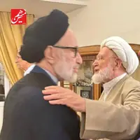دیدار چهره‌های روحانی و سیاسی در منزل کرباسچی 