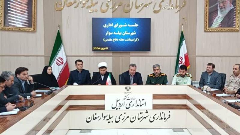 فرماندار: ۲۱ هزار میلیارد ریال از سفر رئیس‌جمهور به بیله‌سوار تصویب شد