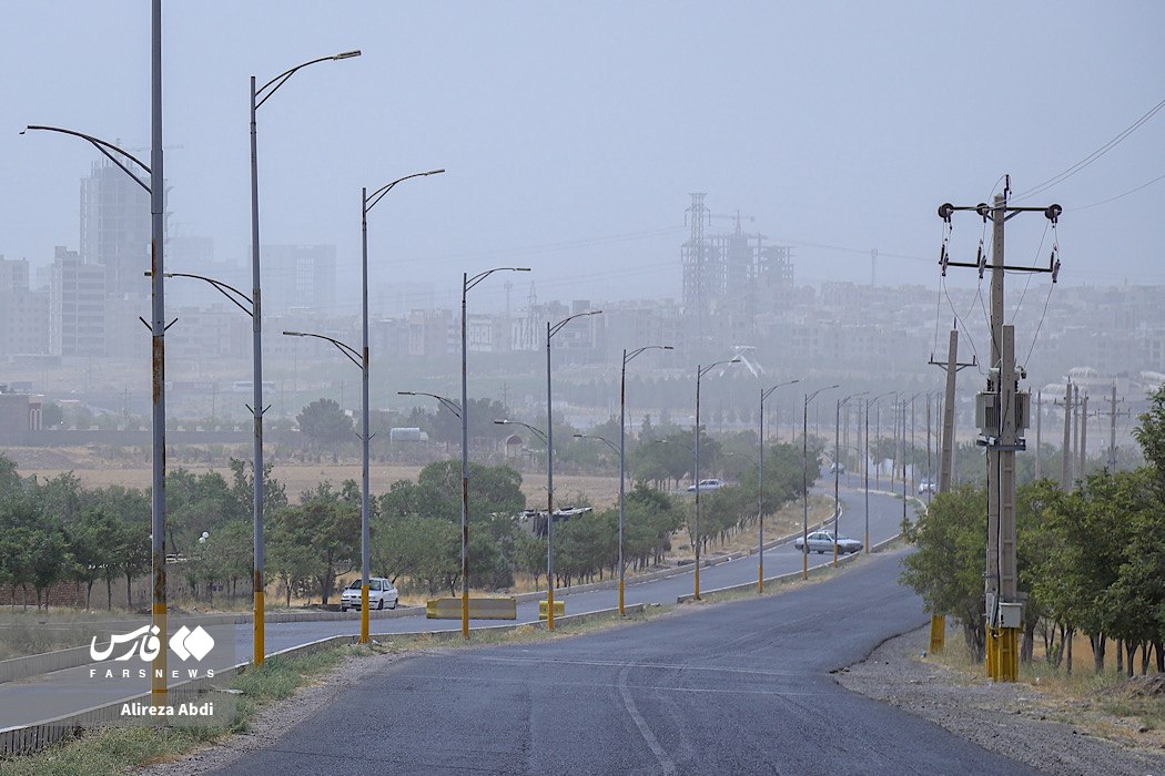  گردوخاک نفس قزوین را گرفت