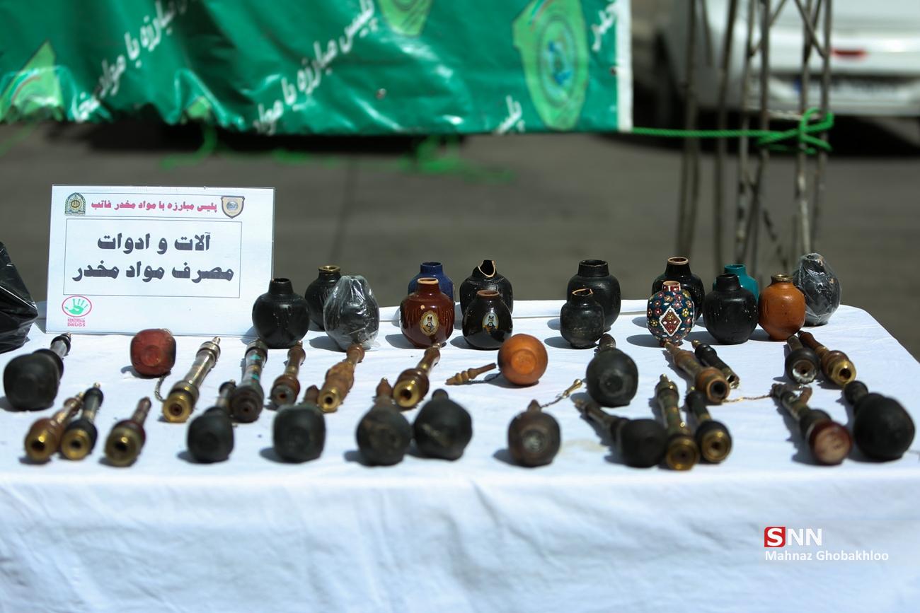 عکس/ کشفیات پلیس مبارزه با مواد مخدر 