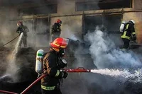 آتش‌سوزی یک ساختمان در اهواز