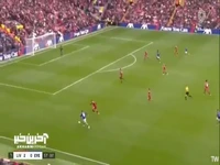گل اول اورتون به لیورپول توسط  گاناگی
