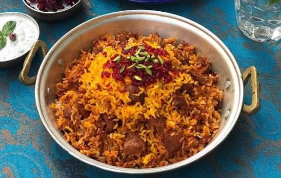 قیمه ی شاه عباسی یا قیمه لاپلو، خوشمزه و لذیذ
