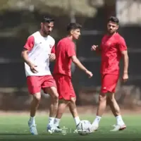 جلسه فنی و تمرین تاکتیکی پرسپولیس در آزادی