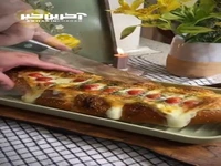 یک شام خوشمزه با نان شکم پر