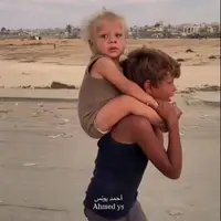 تصاویری از رنج کودکان غزه