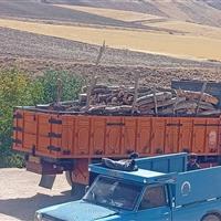 کامیون حامل چوب قاچاق در منطقه حفاظت شده عبدالرزاق سقز توقیف شد