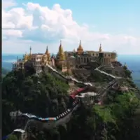 صومعه پوپا تانگ کلات در میانمار