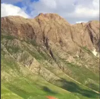 نمایی زیبا از کوه های هورامانات