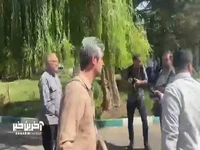 حضور علیرضا زاکانی، شهردار تهران در افتتاحیه پروژه‌های جدید عمرانی در مرکز ملی فوتبال