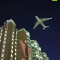 پرواز ‌ارتفاع پایین ایرباس اماراتی حین حمله اوکراین به مسکو
