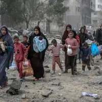 تصویری دردناک از زن آواره فلسطینی
