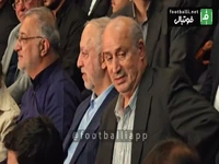 حضور مهدی تاج رییس فدراسیون فوتبال در مراسم تجلیل از قهرمانان کشتی