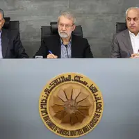 عکس/ دیدار لاریجانی با اعضای اتاق بازرگانی، صنایع، معادن و کشاورزی