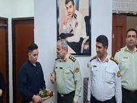 فیلم/ بدرقه پدرانه فرزند شهید تا مدرسه در بهشهر