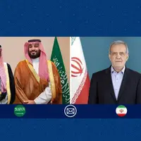 پیام پزشکیان به پادشاه و ولیعهد عربستان