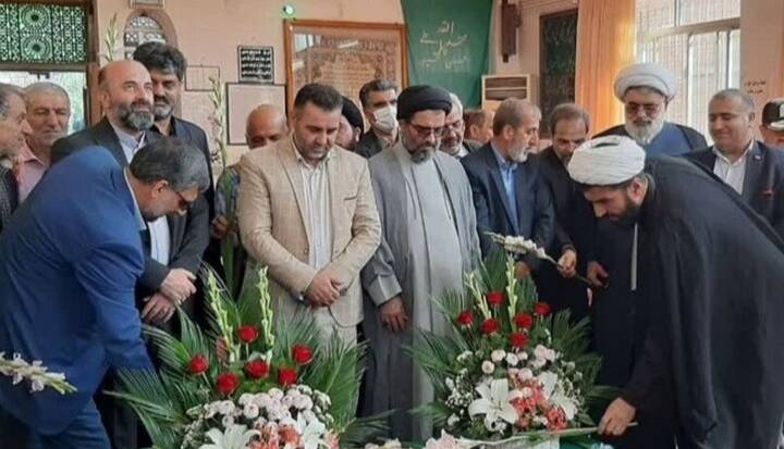 قدمگاه امام حسن عسکری(ع) گلباران می‌شود
