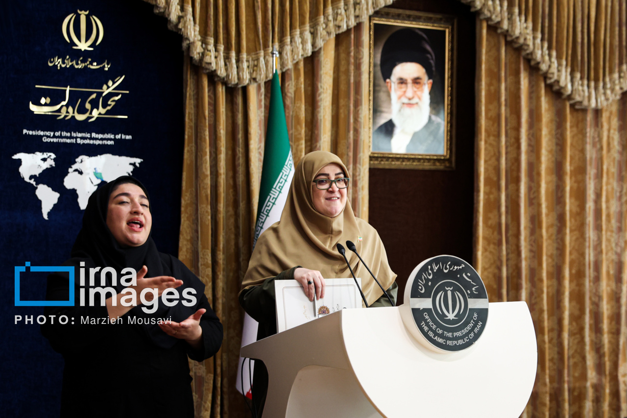نشست خبری سخنگوی دولت 
