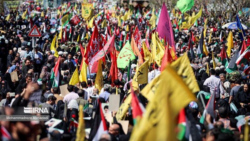 برگزاری راهپیمایی «جمعه‌های خشم و نصر» در محکومیت جنایات رژیم صهیونیستی در قم