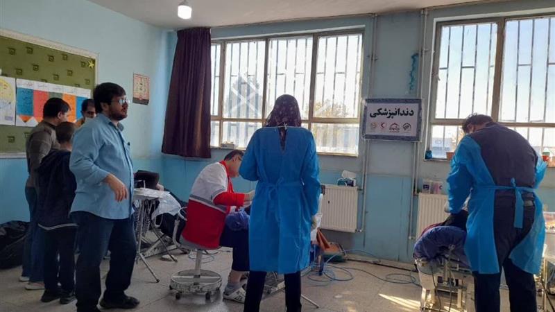 خدمات دهی ۷۷ کاروان سلامت هلال احمر به مناطق محروم البرز