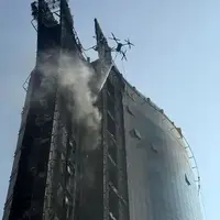 استفاده از پهپاد برای مهار آتش‌سوزی در آسمان‌خراش