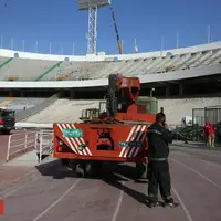 روند بازسازی ورزشگاه آزادی