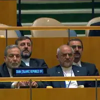 هیات همراه رئیس جمهور در سازمان ملل
