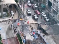گودال عظیم در پایتخت تایلند دهان گشود!